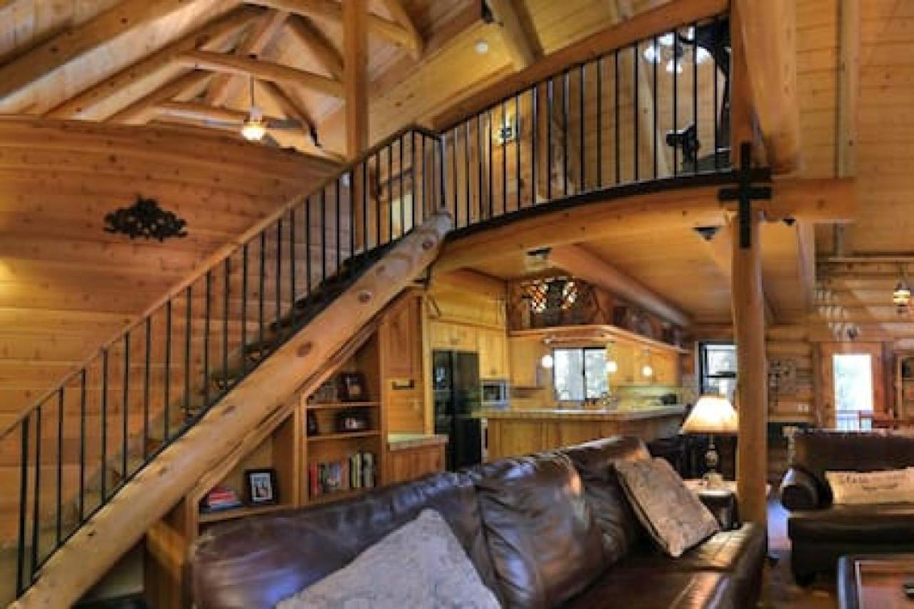 Eagles Nest - Natural Log Cabin With Guest House آيديلوايل المظهر الخارجي الصورة