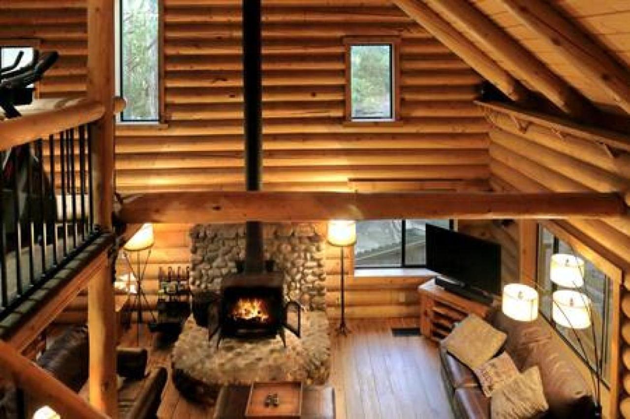Eagles Nest - Natural Log Cabin With Guest House آيديلوايل المظهر الخارجي الصورة